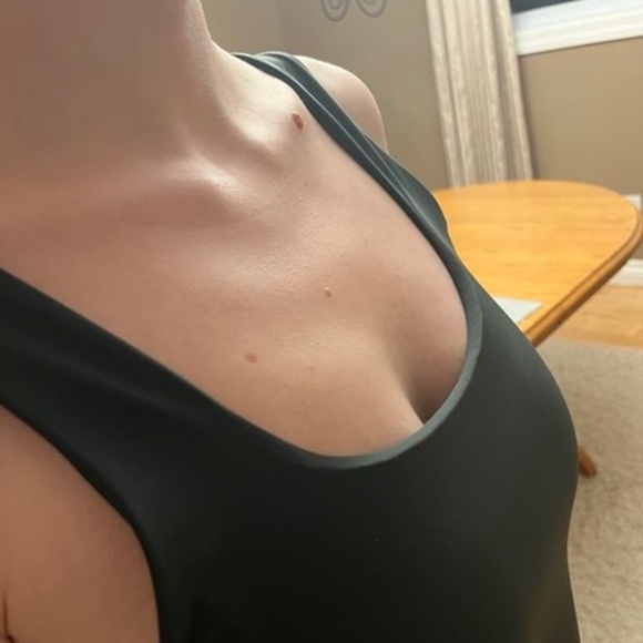 NWT Saturday Swimwear Handmade Thea Low Back One Piece Swimsuit in Jungle Green - Picture 4 of 5